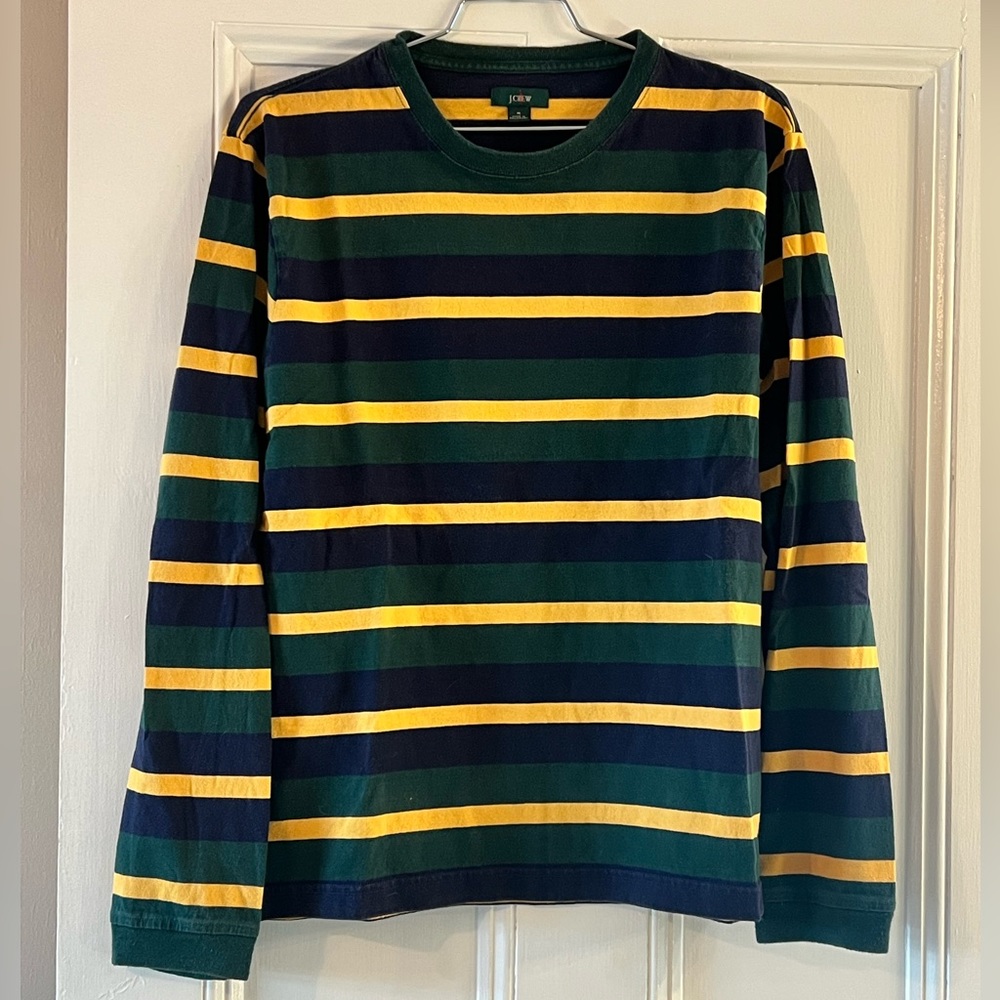 J.Crew Men’s striped shirt - size MEDIUM